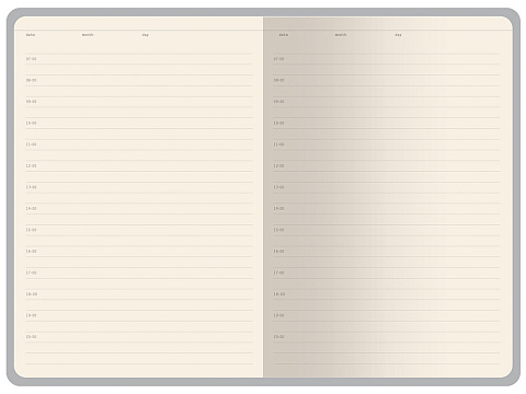 Ежедневник недатированный с магнитным клапаном А5 Venezia, зеленый - рис 4.