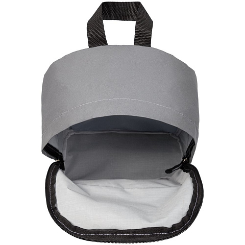 Рюкзак детский Manifest из светоотражающей ткани, серый - рис 7.