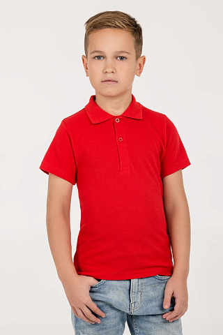 Рубашка поло детская Virma Kids, красная - рис 5.