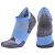 Набор из 3 пар спортивных женских носков Monterno Sport, голубой, зеленый и оранжевый - миниатюра - рис 3.