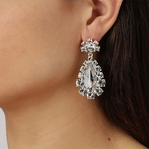 Серьги LUCIA SS WHITE Dyrberg Kern 390072 - рис 3.