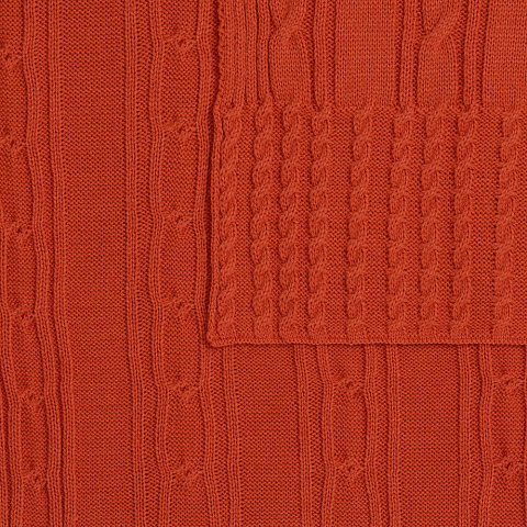 Плед Remitti, оранжевый (морковь) - рис 4.