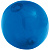 Надувной пляжный мяч Sun and Fun, полупрозрачный синий - миниатюра