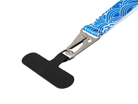 Ремувка под сублимацию с большим карабином и узким держателем для телефона из ПЭ - рис 3.