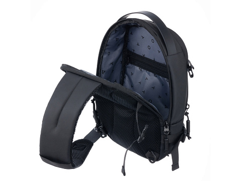 Рюкзак на одно плечо TORBER Xtreme, белый/чёрный, 20 х 8 х 31 см, 5л - рис 6.