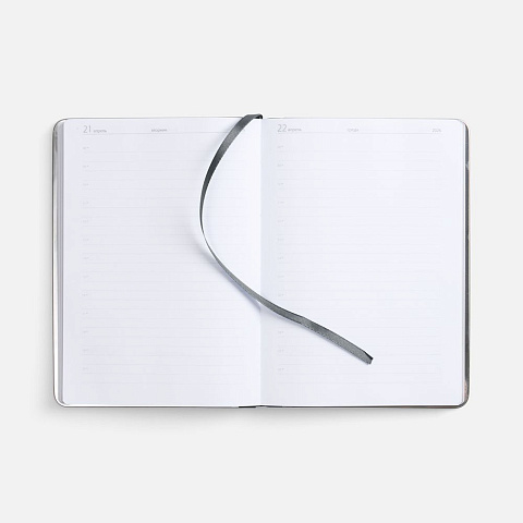 Ежедневник Metal Frame на заказ, датированный, серый - рис 8.