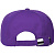 Бейсболка Canopy, фиолетовая с белым кантом - миниатюра - рис 3.