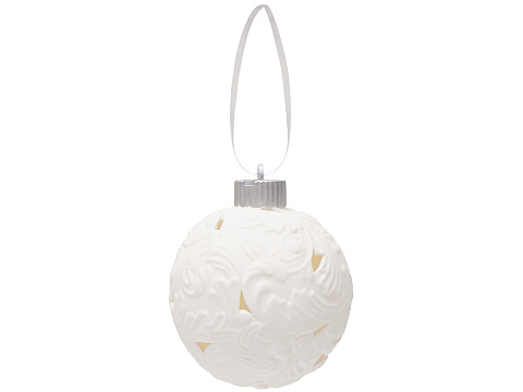 Шар новогодний с подсветкой и зоной для персонализации - рис 3.