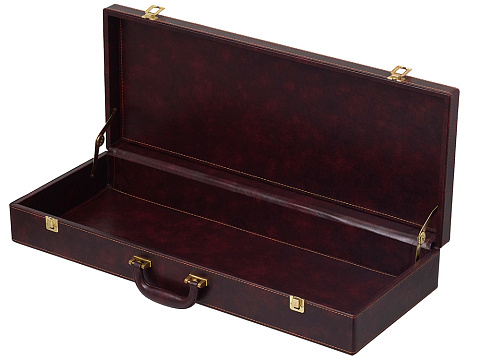 Дипломат подарочный, бордовый - рис 2.