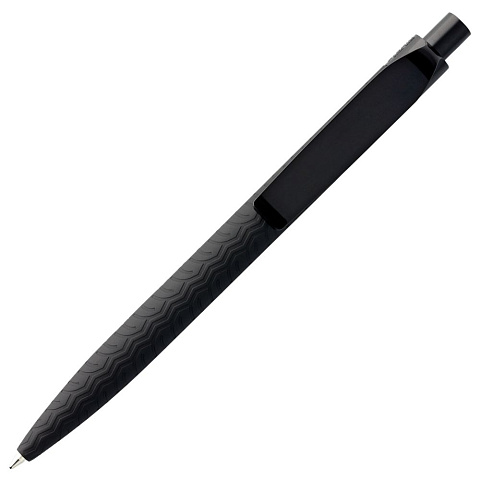 Ручка шариковая Prodir QS03 PRP Tyre Soft Touch, черная - рис 5.