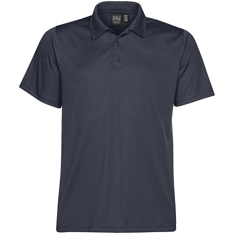 Рубашка поло мужская Eclipse H2X-Dry, темно-синяя - рис 2.