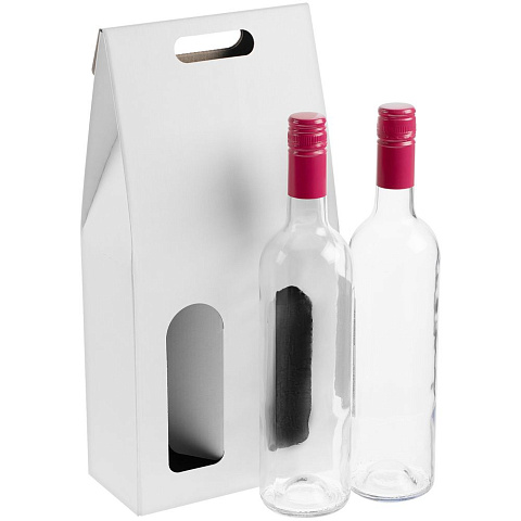 Коробка для двух бутылок Vinci Duo, белая - рис 4.