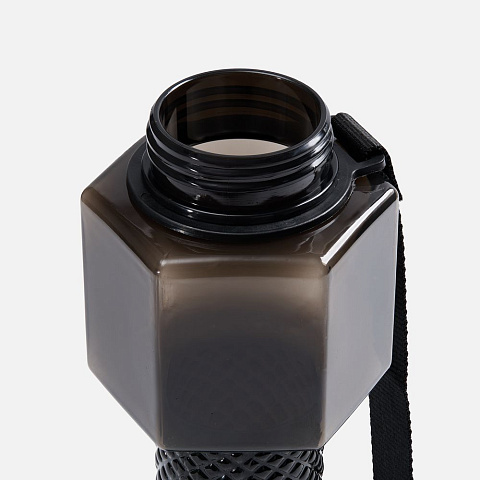 Бутылка для воды Hantelis, черная - рис 3.