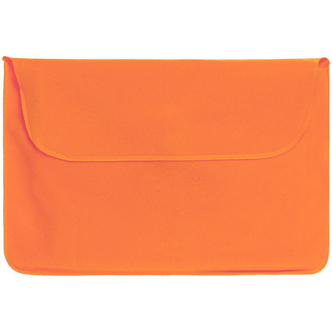 Надувная подушка под шею в чехле Sleep, оранжевая - рис 4.
