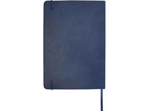 Набор Legato Elegance из блокнота формата А5 в твердой обложке и ручки-роллера, белый/синий - рис 3.