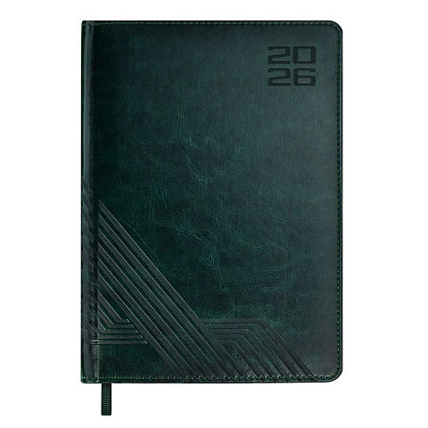Ежедневник Faro, датированный, темно-зеленый