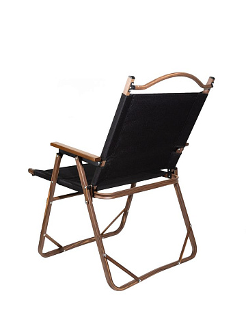 Стул MW02 складной, черный, темное дерево - рис 3.