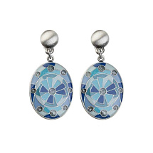 Серьги Ромашки Clara Bijoux A76731 BL