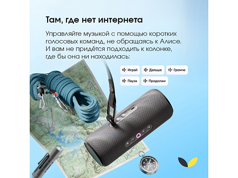 Умная портативная колонка Яндекс Станция Стрит с Алисой, черный (YNDX-00030BLK) - рис 5.