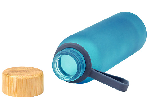 Бутылка из переработанного стекла  VOZNAN королевский синий - рис 2.