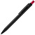 Ручка шариковая Chromatic, черная с красным - миниатюра
