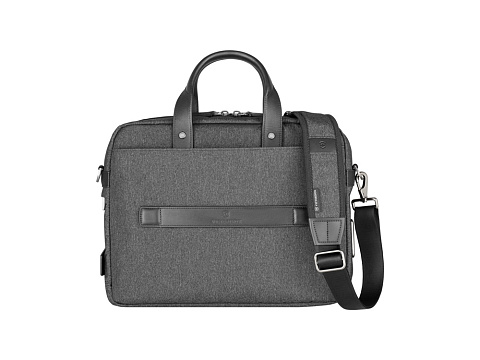 Портфель VICTORINOX Architecture Urban2 15 Briefcase 15'', серый, полиэстер/кожа, 42x13x31 см, 16 л - рис 5.