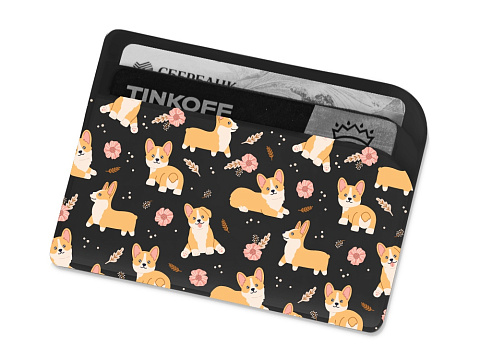 Картхолдер для 3-х карт с возможностью полноцветной  УФ-печати, софт-тач - рис 6.