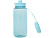 Спортивная бутылка Ryder из переработанного ПЭТ-пластика объемом 900 мл с многофункциональной крышкой, сертифицированная RCS - Бирюзовый - миниатюра - рис 4.