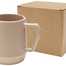 Dolce керамическая кружка объемом 300 мл с матовой отделкой, овсяный