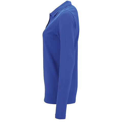 Рубашка поло женская с длинным рукавом Perfect LSL Women, ярко-синяя - рис 4.