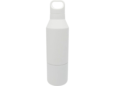Изолированная бутылка из переработанной нержавеющей стали Odessy объемом 600 мл, белый - рис 2.