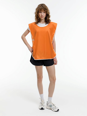 Манишка Member, оранжевая с белым - рис 5.