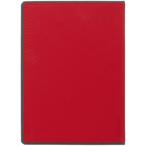 Ежедневник Frame, недатированный, красный с серым - рис 5.