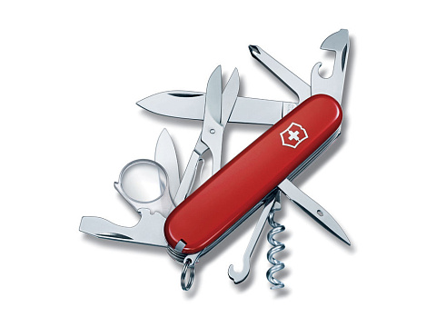 Нож перочинный VICTORINOX Explorer, 91 мм, 16 функций, красный