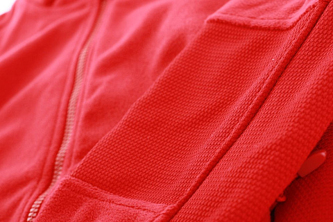 Куртка флисовая женская Sarasota, красная - рис 9.