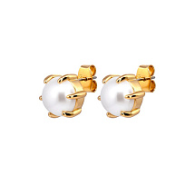 Серьги CRAZE SG WHITE PEARL Dyrberg Kern 480068