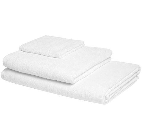 Полотенце отельное For Rooms, среднее, белое - рис 5.