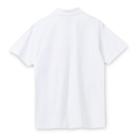 Рубашка поло мужская Spring 210, белая - рис 3.
