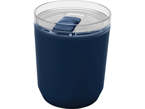 Hudson кружка из переработанного пластика с двойными стенками объемом 180 мл, темно-синий