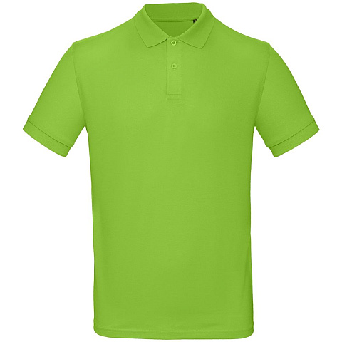 Рубашка поло мужская Inspire, зеленое яблоко - рис 2.