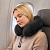 Подушка Dream с эффектом памяти, с кармашком, черный - миниатюра