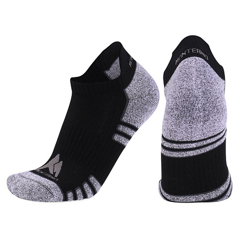 Набор из 3 пар спортивных мужских носков Monterno Sport, черный - рис 3.