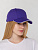 Бейсболка Canopy, фиолетовая с белым кантом - миниатюра - рис 9.
