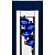 Термометр «Галилео» в деревянном корпусе, синий - миниатюра - рис 4.