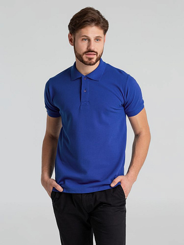 Рубашка поло мужская Virma Premium, ярко-синяя (royal) - рис 7.