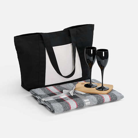 Набор Festin с серым пледом