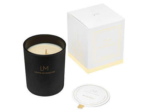 Ароматическая свеча в черном стакане Mystery, коллекция Exclusive, 250 мл