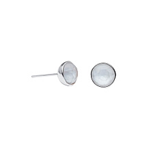 Пусеты Crystal Powder Grey Fiore Luna SWE298 CPG S