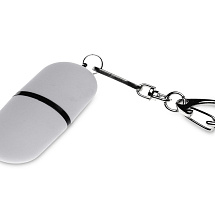 Флешка Goutte Soft-touch на 4 Гб, белый