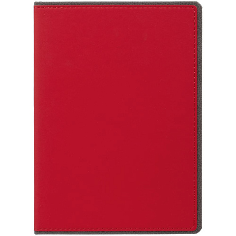 Ежедневник Frame, недатированный, красный с серым - рис 4.